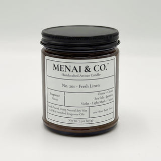 No. 201 - Fresh Linen Soy Candle