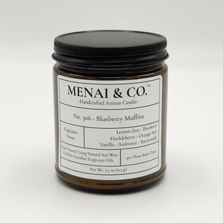 No. 306 - Blueberry Muffins Soy Candle