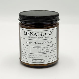 No. 403 - Mahogany & Cedar Soy Candle