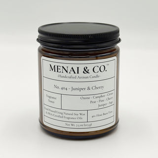 No. 404 - Juniper & Cherry Soy Candle