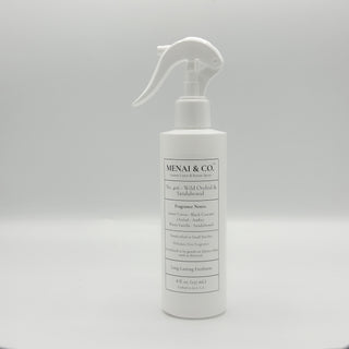 linen and room spray No. 406 Wild Orchid and Sandalwood bottle white background centered
