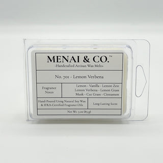wax melts No. 701 Lemon Verbena clamshell white background centered