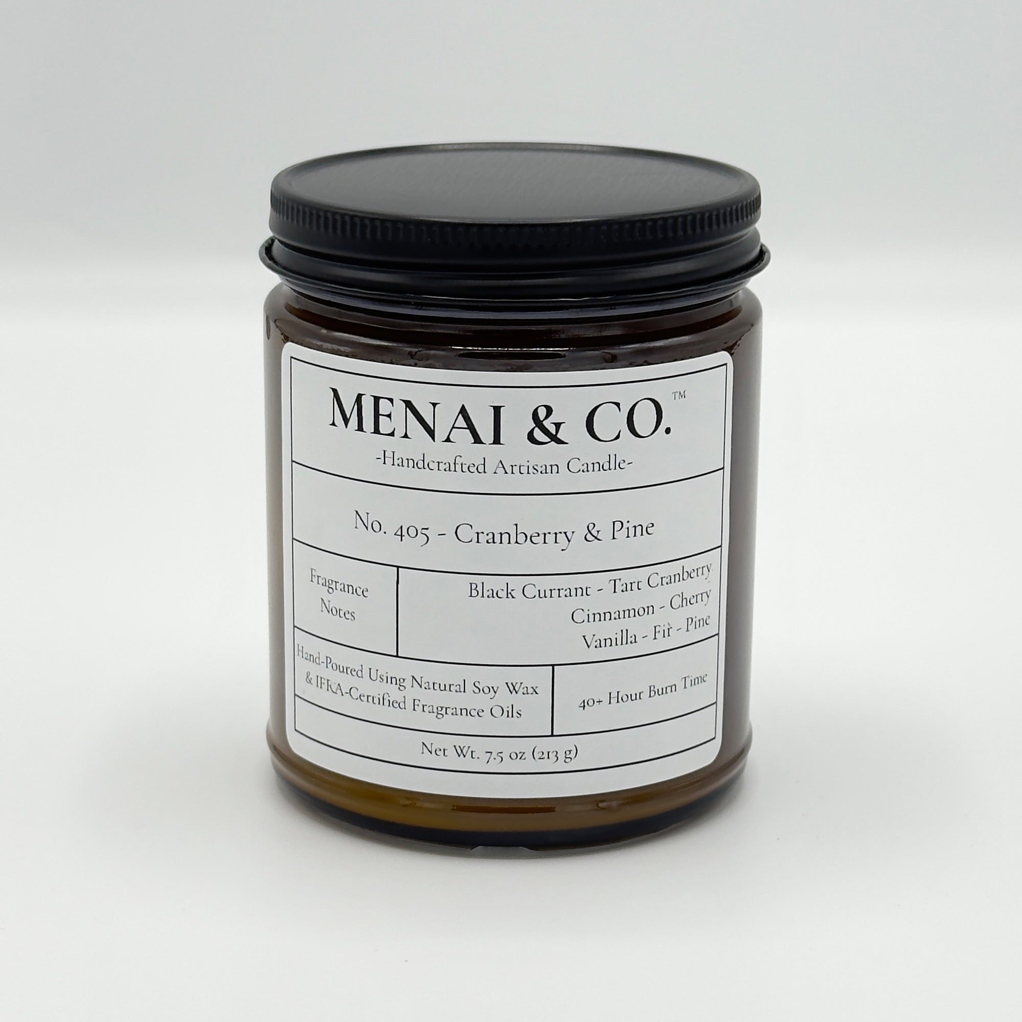 No. 405 – Cherry & Pine Soy Candle | Menai & Co.
